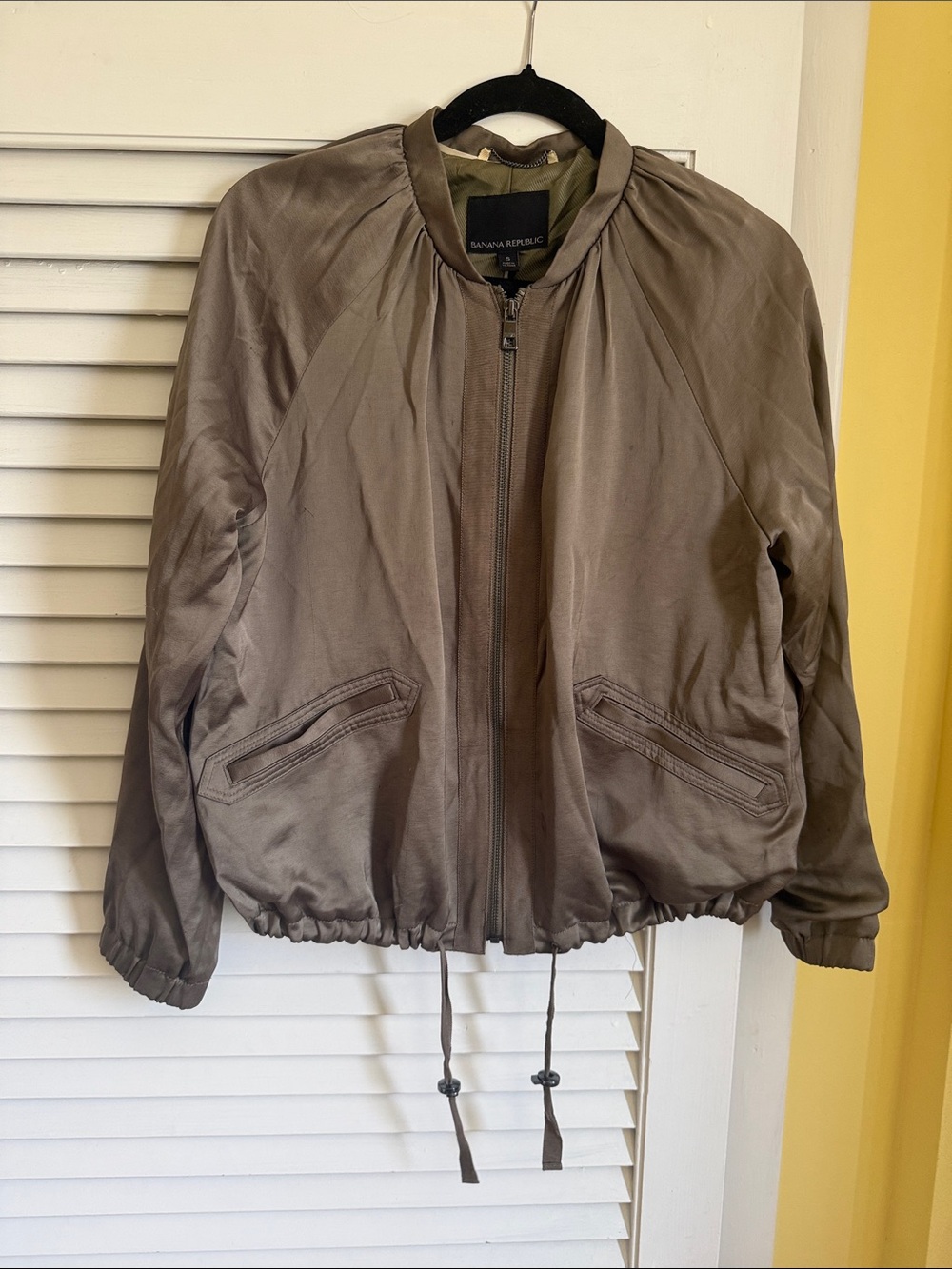 Banana Republic Olive green Utility Bomber Jacket